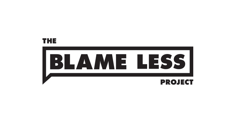 Blame Less Project Black Logo