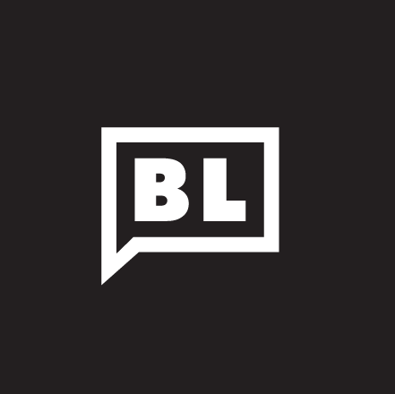 Blame Less Project Black Logomark